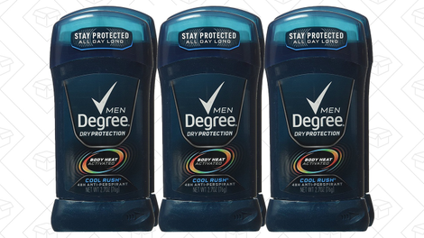 6-Pack Degree Deodorant | $9 | Amazon | Clip the $2.50 coupon